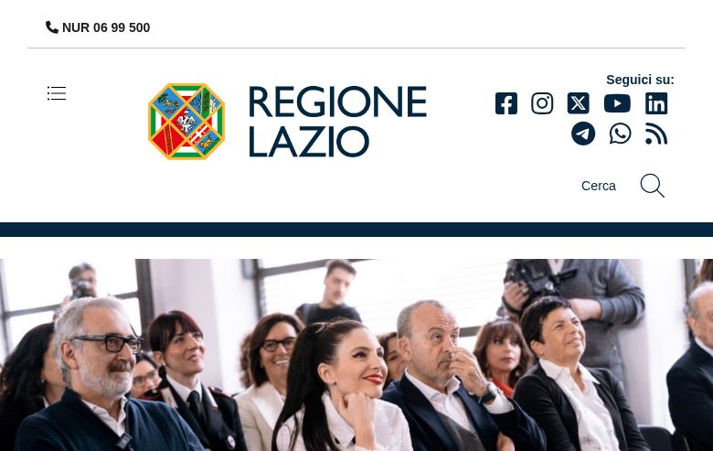 | Regione Lazio | Home Page